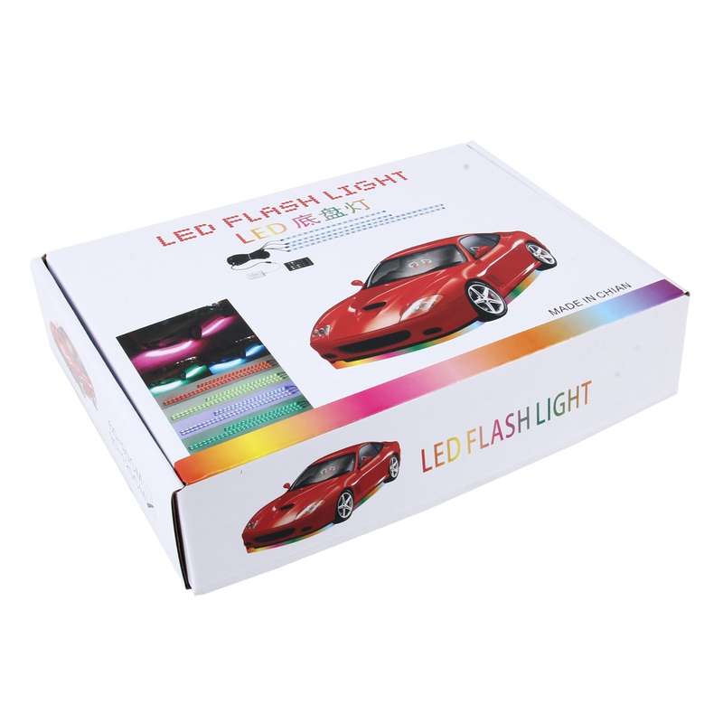 4 in 1 90cm/120cm RGB Colorful Flashing Decorative Chasis Light Sound Control Light Music Rhythm Lig