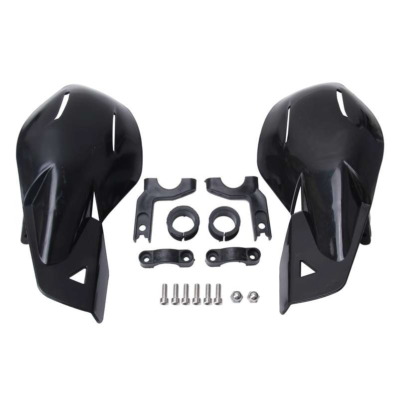 2 PCS Motorcycle Universal ABS Handle Wind-block Handguard(Grey)