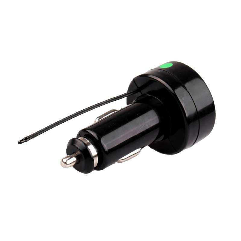 2 in 1 Universal Car Digital Voltage Meter Temperature Meter (Random Color Delivery)