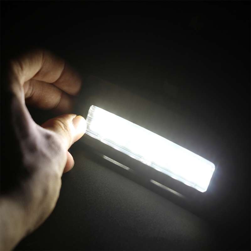 2 PCS White Light Car LED Vanity Mirror Lamp Lights with 18 SMD-3528 Lamps for BMW F10 / F11 / F07 /
