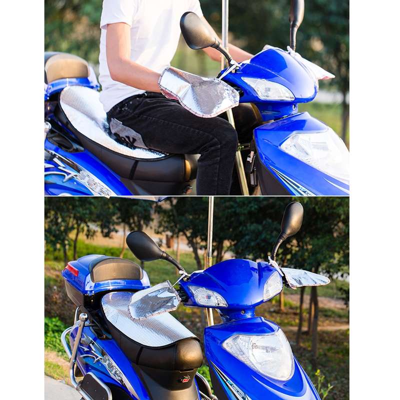 10 PCS Motorcycle Electric Car Sun Cushion Pad Heat Reflective Sheet Aluminum Sheet Sun Shade Car Ma