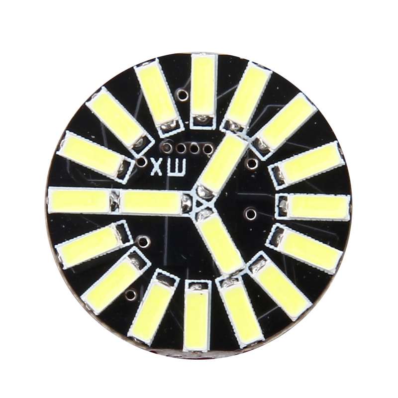 2 PCS 1156/BA15S 1W 50 LM 6000K Car AutoTurn Light with 19 SMD-4014 LED Lamps, DC 12V(White Light)