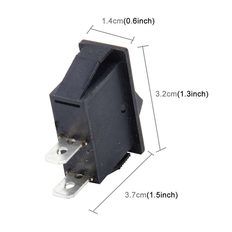 Car Auto Universal DIY 2 Pin Boat Cap OFF- ON Push Button