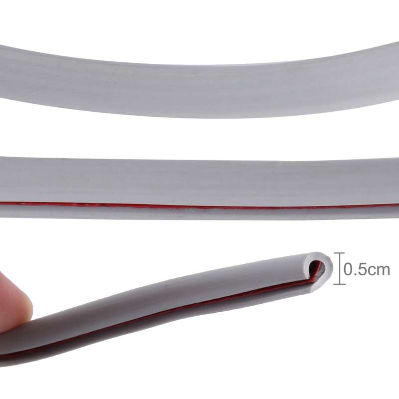5m Car Decorative Strip PVC Chrome Decoration Strip Door Seal Window Seal(Blue)