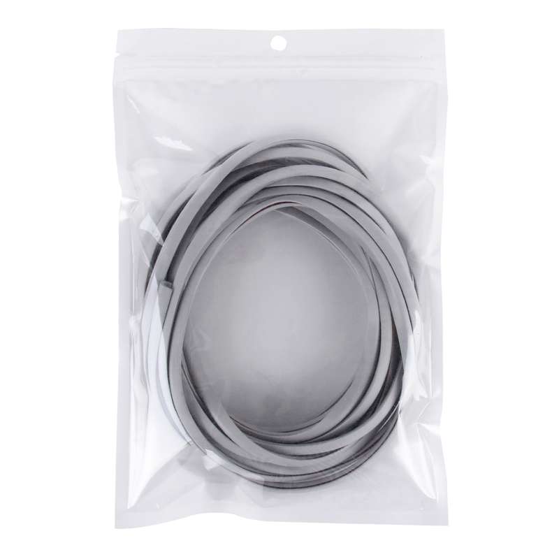 5m Car Decorative Strip PVC Chrome Decoration Strip Door Seal Window Seal(Black)