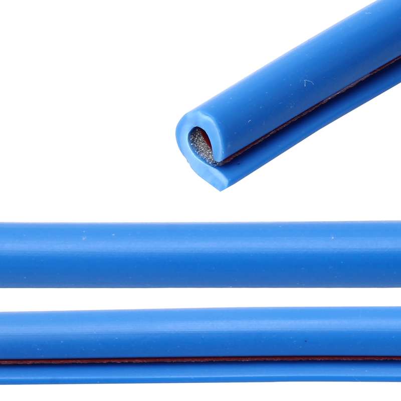 5m Car Decorative Strip PVC Chrome Decoration Strip Door Seal Window Seal(Blue)