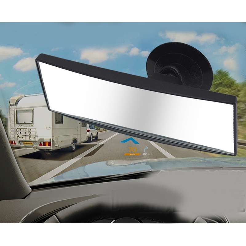 3R 3R-125 Car Auto 360 Degree Adjustable Interior Windshield Blind Spot Mirror with Two Sucking Cup