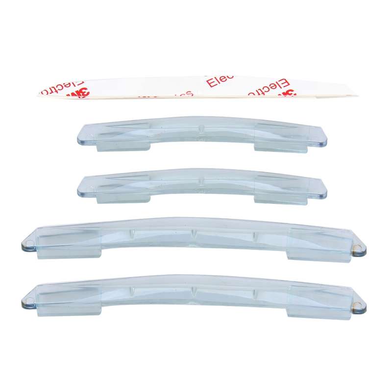 5.6m Car Decorative Strip Rubber Chrome Decoration Strip Door Seal Window Seal(Red)