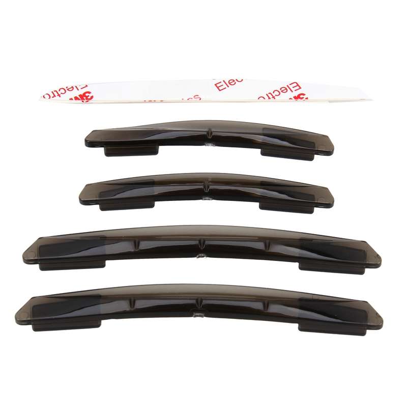 3R 3R-2103 4 PCS Rubber Car Side Door Edge Protection Guards Cover Trims Stickers(Transparent)
