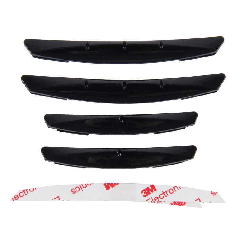 3R 3R-2103 4 PCS Rubber Car Side Door Edge Protection Guards Cover Trims Stickers(Transparent)