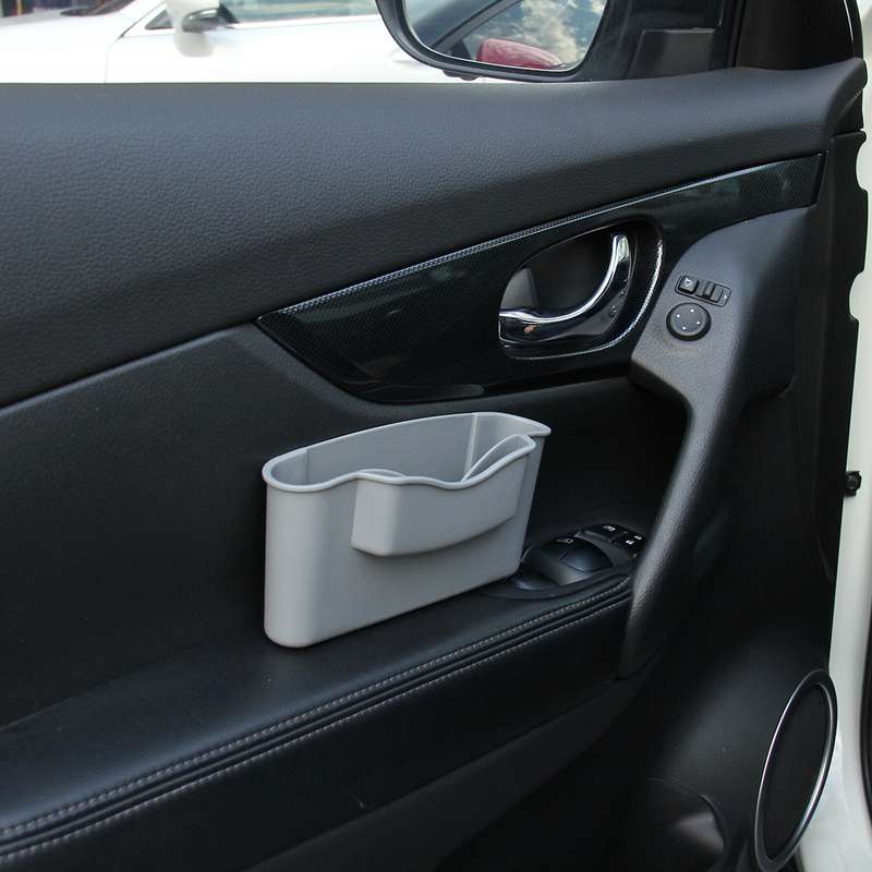 Car TPA Carrying Organizer Storage Box for Phone Coin Key and Other Small Items(Grey)