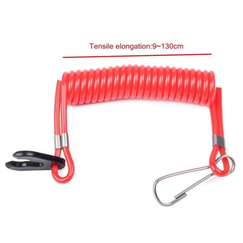 Universal Stop Switch + Safe Lanyard for ATV Boat