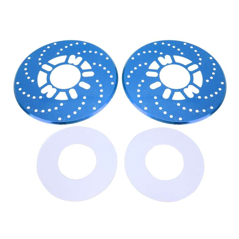 2 PCS Universal Aluminium Auto Car Wheel Disc Brake Racing Decorative Cover(Black)