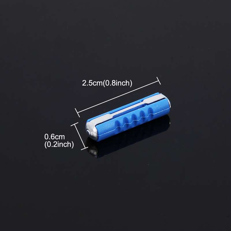 100 PCS Car Auto Fuse European Automotive Fuse (30A Green)