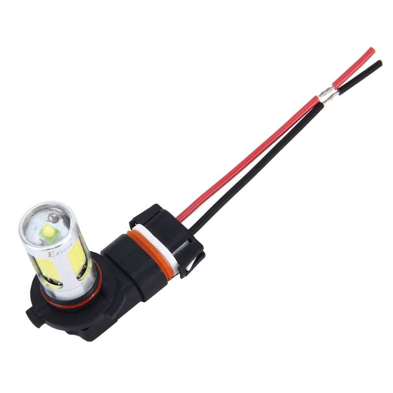 2 PCS 9006 Car Auto LED Bulb Ceramic Insulation Socket Holder (No Including Light)