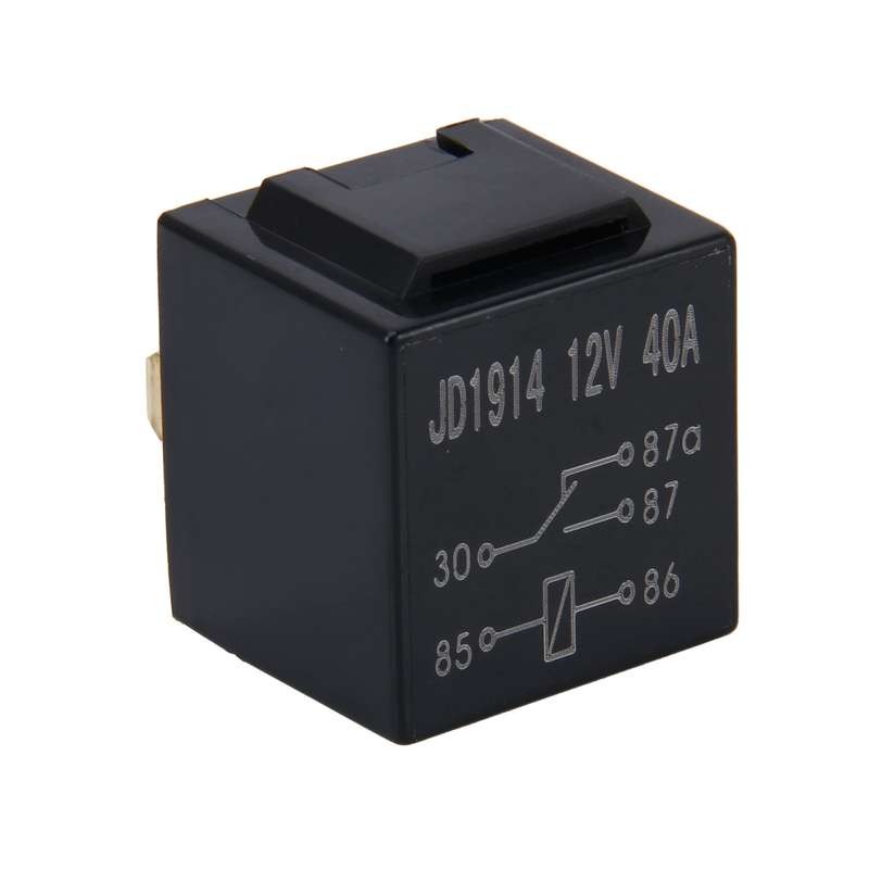 10 PCS JD-1914 40 AMP 12V Waterproof Car Auto Five Plugs Relay