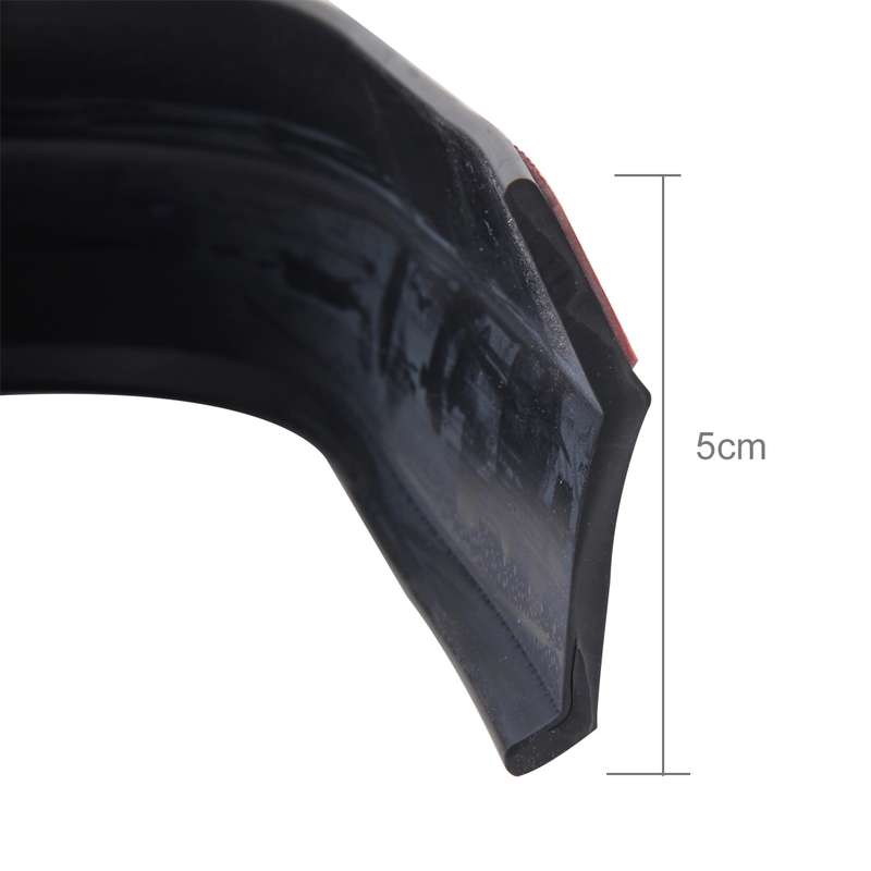 Universal 2.5m Car Front Bumper Lip Splitter Spoiler Skirt Adhesive Protector(Red)
