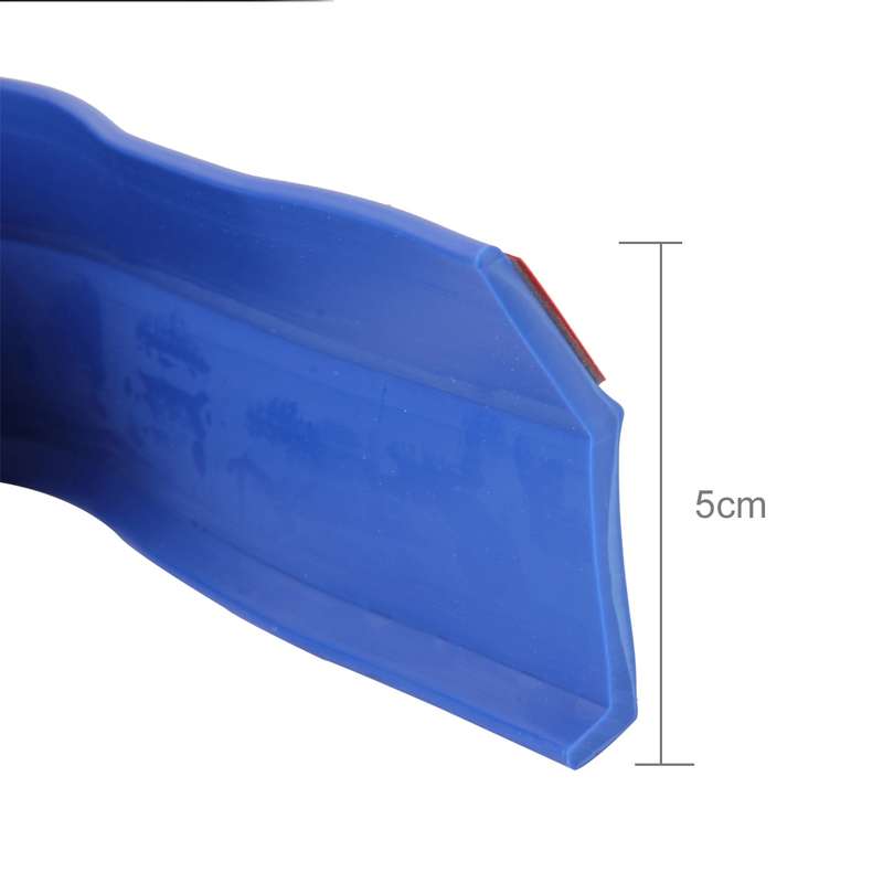 Universal 2.5m Car Front Bumper Lip Splitter Spoiler Skirt Adhesive Protector(Red)