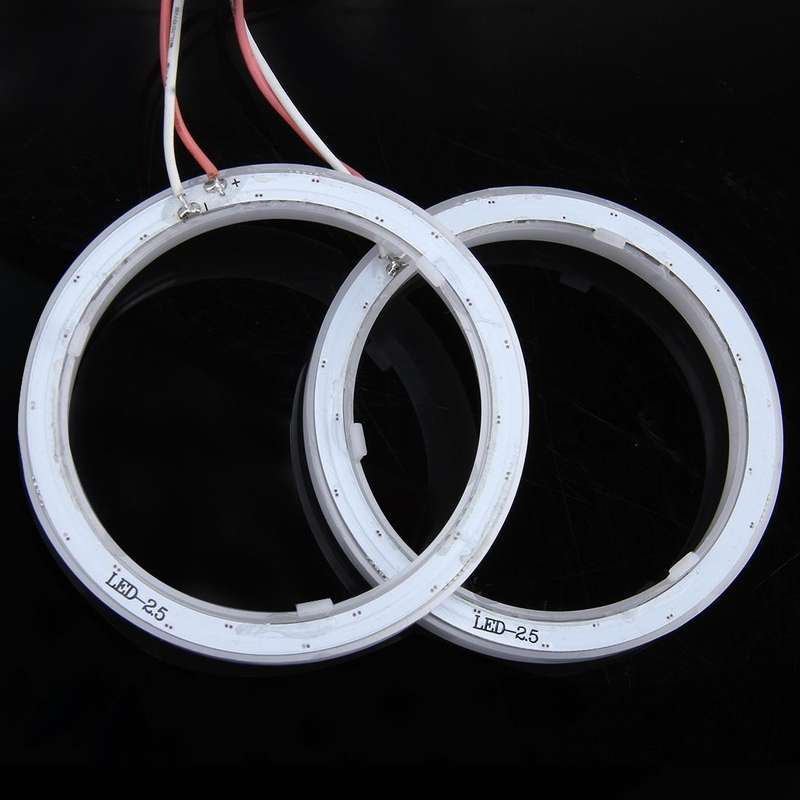 2 PCS 2.5inch Car Angel Eyes Light, DC 12V(Blue Light)