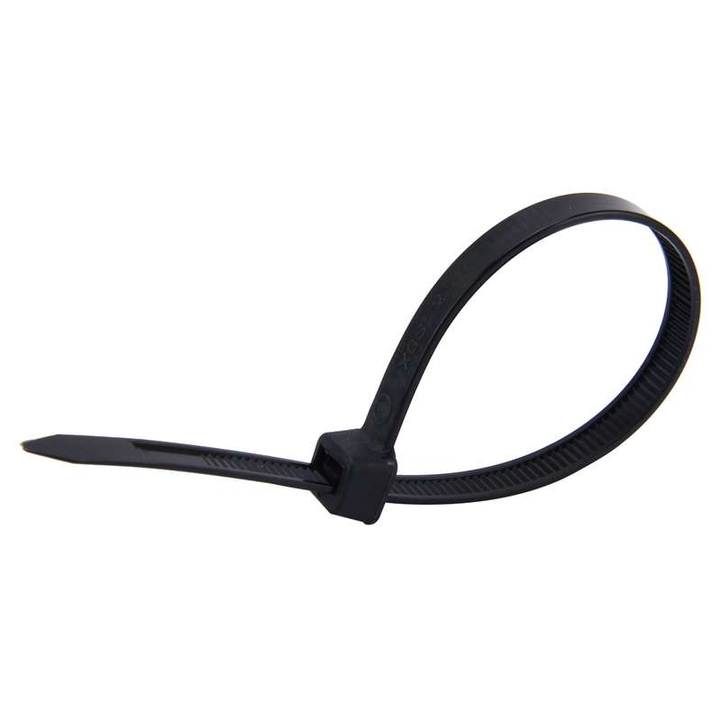 100pcs /Pack 8mm*200mm Nylon Cable Ties(Black)