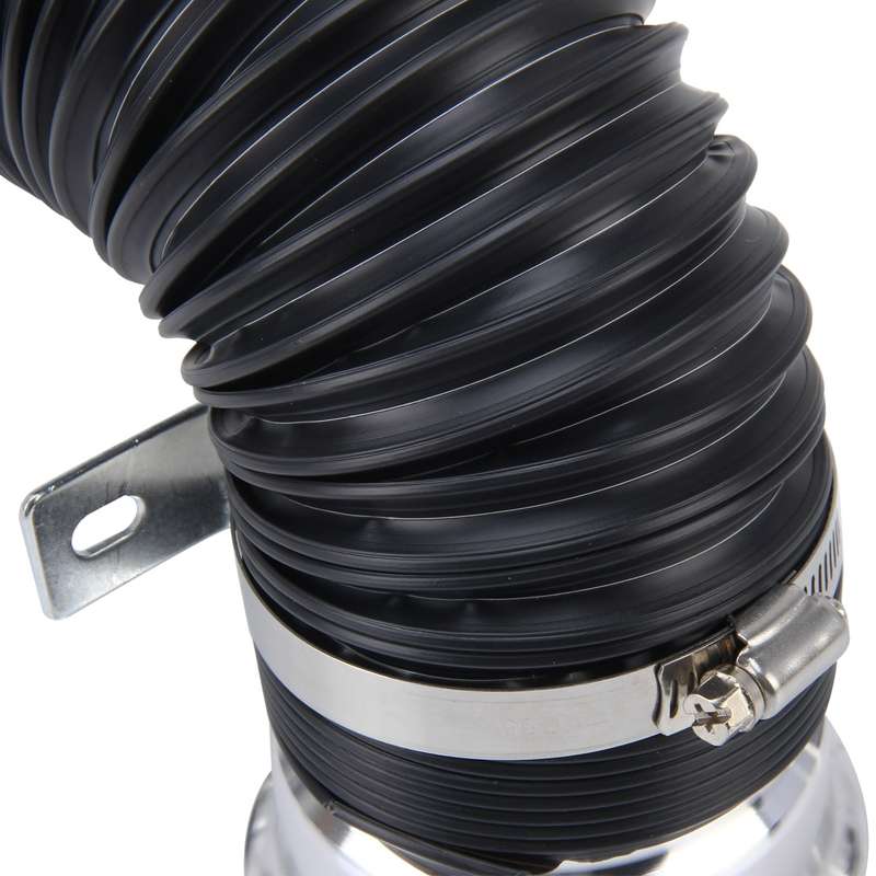Car Auto Universal Tube Air Filter Adjustable Cold Air Injection Intake System Pipe Without Air Filt