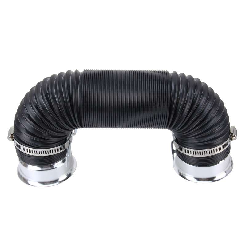 Car Auto Universal Tube Air Filter Adjustable Cold Air Injection Intake System Pipe Without Air Filt