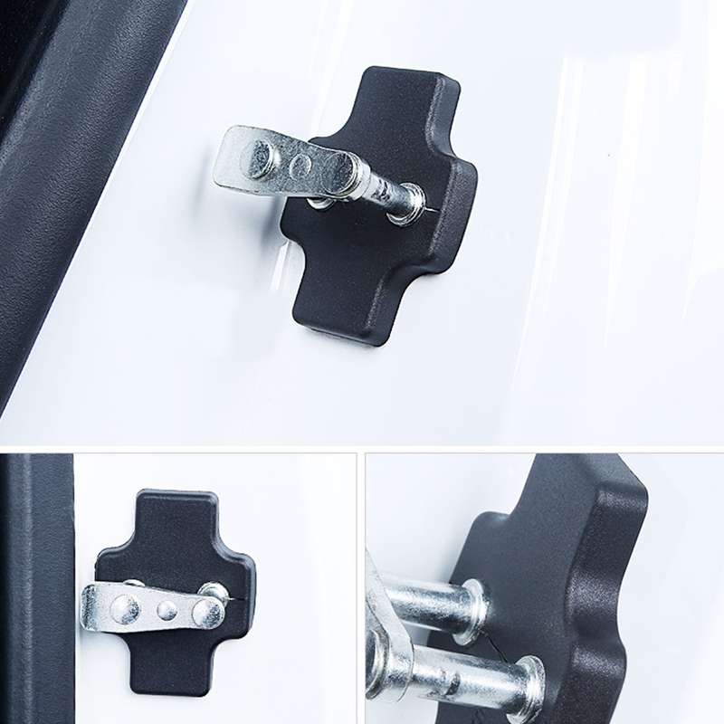 4 PCS Car Door Lock Buckle Decorated Rust Guard Protection Cover for BaoJun Chery SGMW Chevrolet Hua