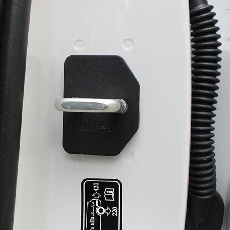 4 PCS Car Door Lock Buckle Decorated Rust Guard Protection Cover for SKOD Octavia 2015 Version Class