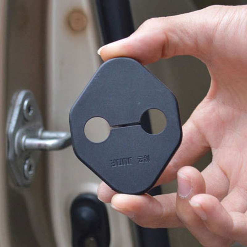 4 PCS Car Door Lock Buckle Decorated Rust Guard Protection Cover for Toyota Corolla VIOS Highlander