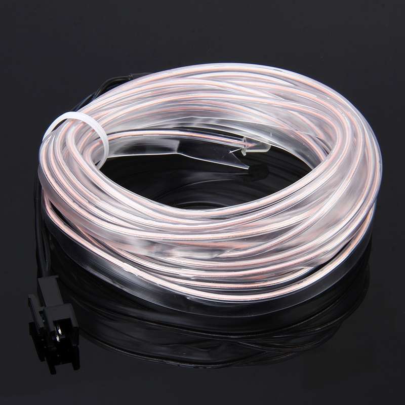4m Cold Light Flexible LED Strip Light For Car Decoration(Fluorescent Green Light)