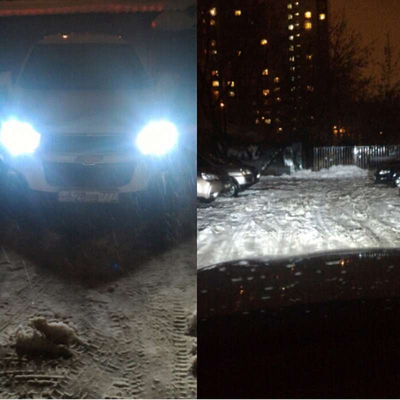 2 PCS H1 18W 1800 LM 6000K IP68 Canbus Constant Current Car LED Headlight with 2 COB Lamps, DC 9-36