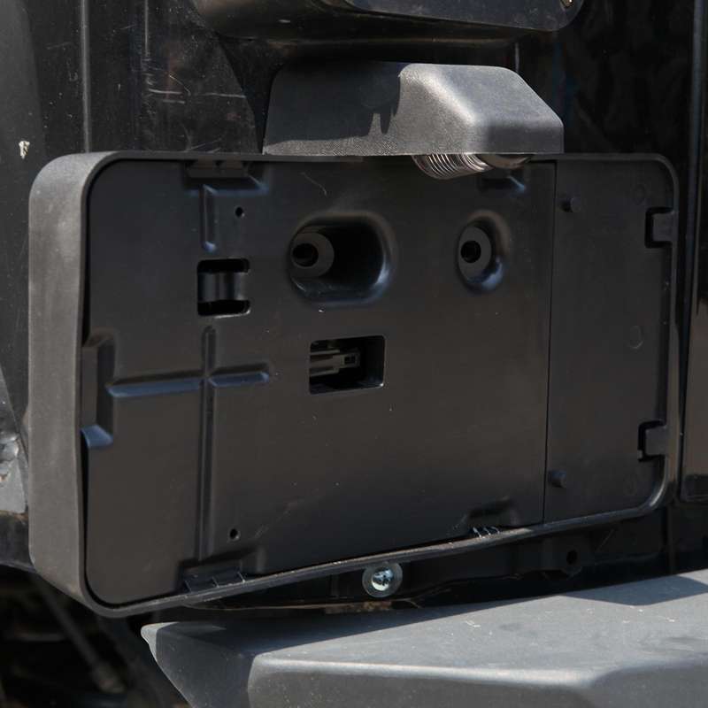 Car Tail Rear License Plate Frame Number Holder Mounting Bracket with Light for Jeep Wrangler JK 200