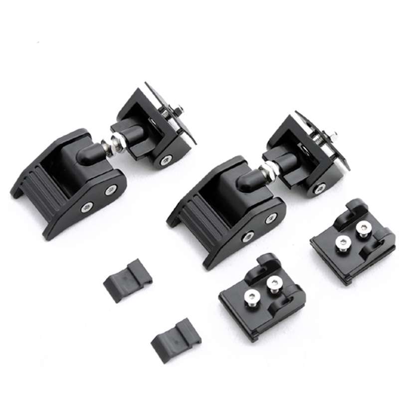 2 PCS Car Latch Locking Catch Buckle Engine Cover for Jeep Wrangler JK 2007-2017(Black)
