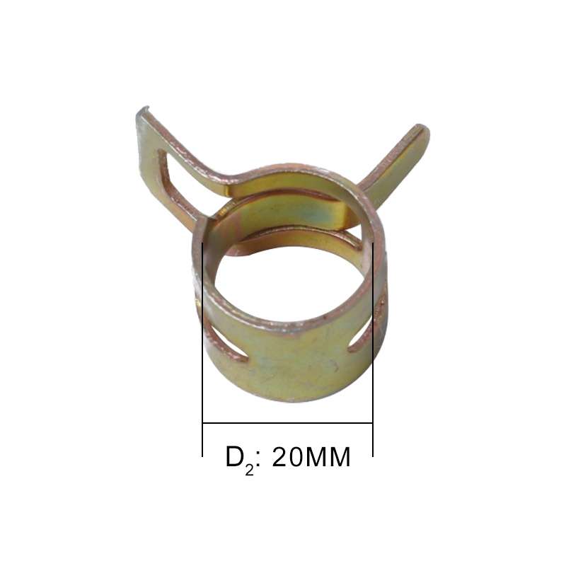 10 PCS 20mm Car Spring Clip Fuel Line Hose Clip Water Pipe Air Tube Clamp Fastener