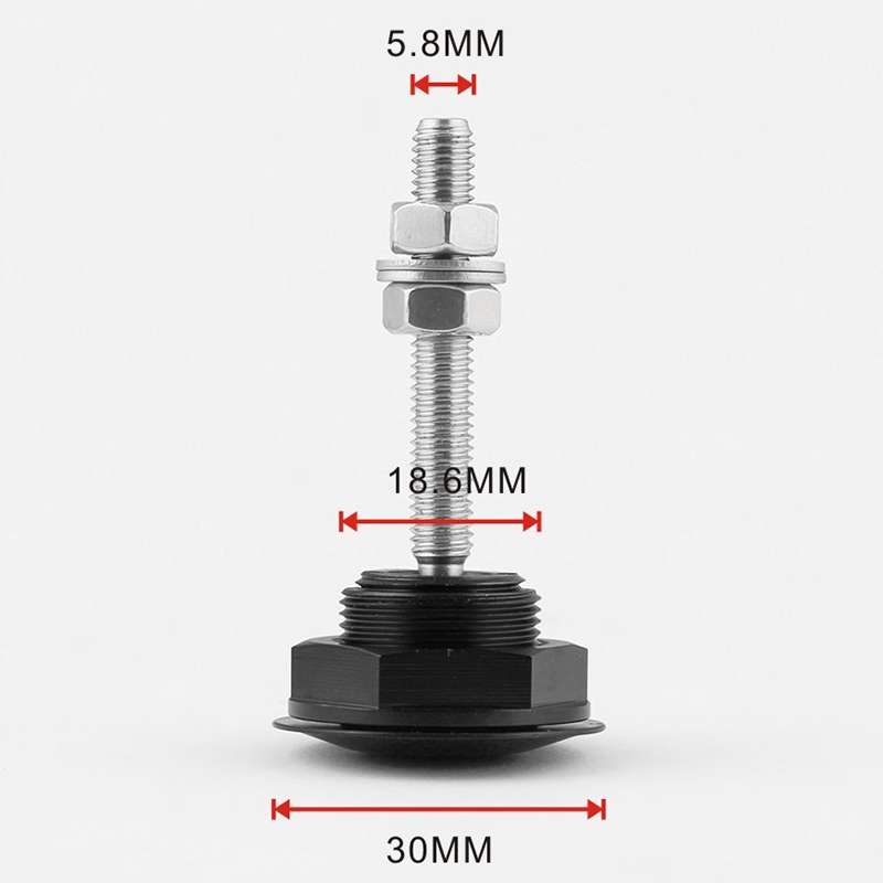 Car Mini Stainless Steel Quick-pins Push Button Billet Hood Pins Lock Clip Kit (Silver)