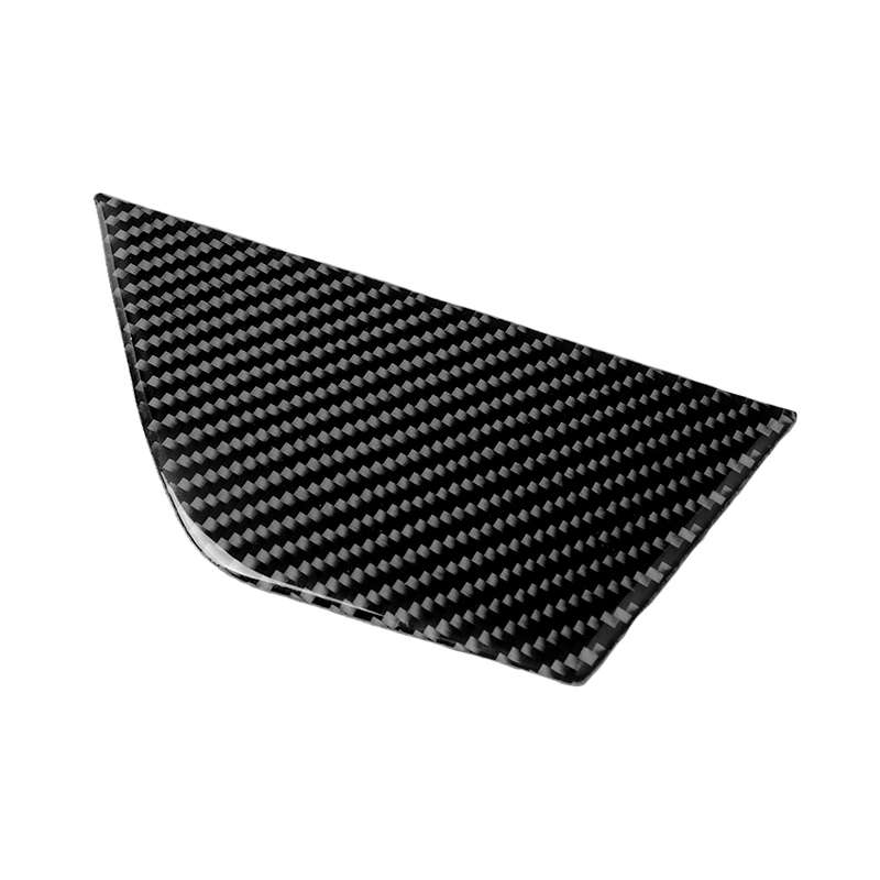 2 PCS Car Carbon Fiber Left Drive Seat Adjustment Panel Decorative Sticker for Mercedes-Benz W204 20