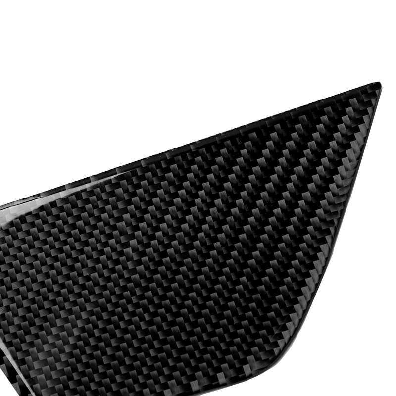 2 PCS German Flag Car Carbon Fiber Right Drive Seat Adjustment Panel Decorative Sticker for Mercedes