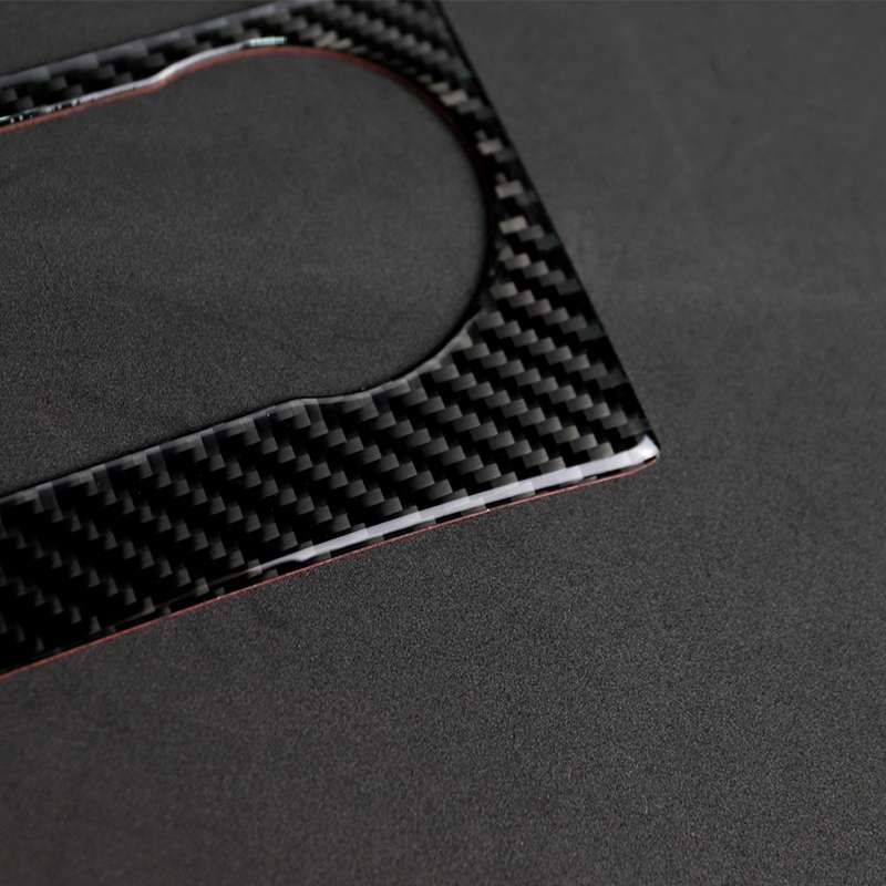Car Carbon Fiber Air Conditioning Knob Control Panel Decorative Sticker for Mercedes-Benz W204 C Cla
