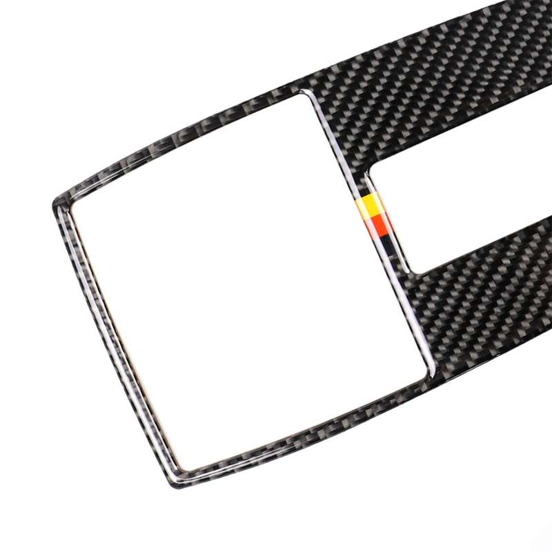 Car German Flag Carbon Fiber Reading Lamp Frame Decorative Sticker for Mercedes-Benz W204 2007-2013