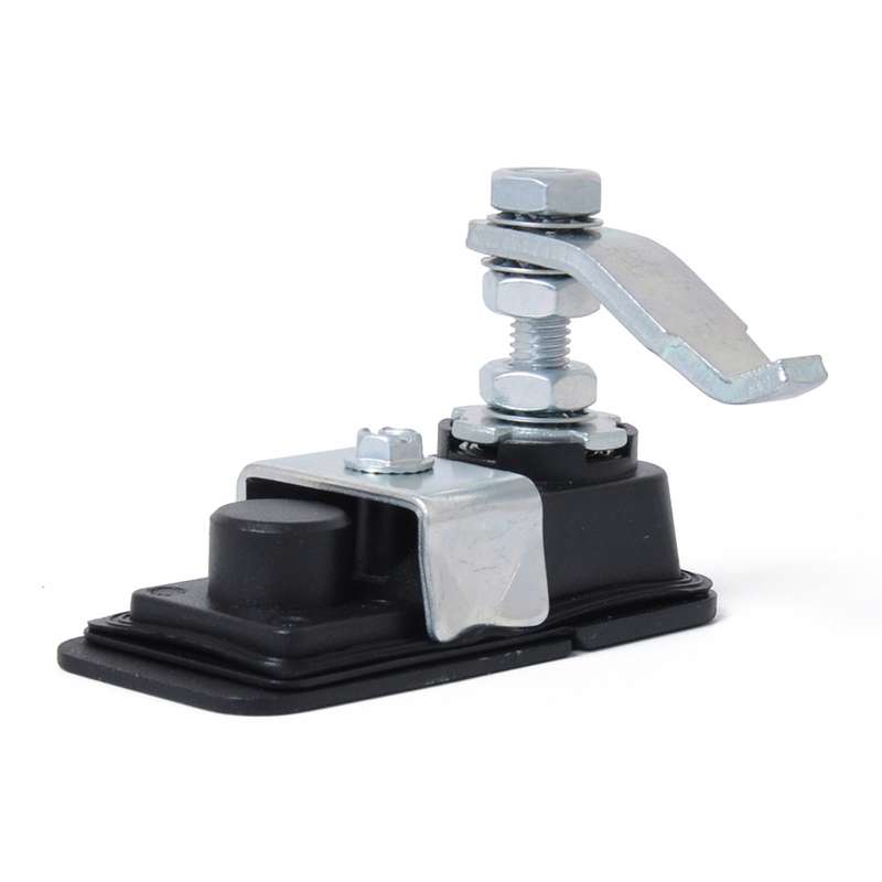 Adjustable Black Paddle Entry Door Latch & Keys Tool Box Lock for Trailer / Yacht / Truck