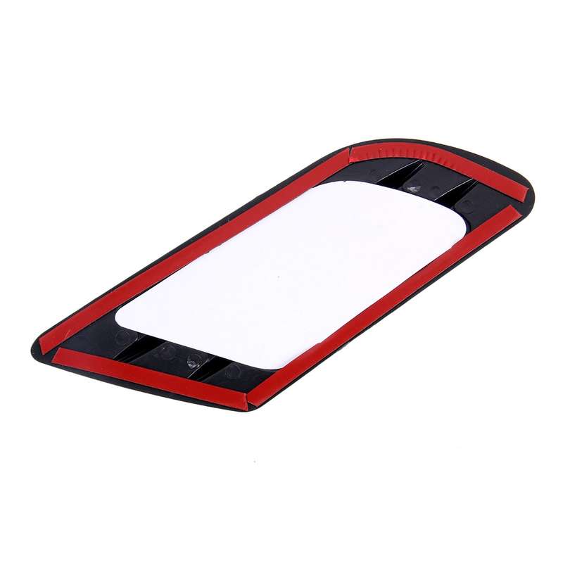 2 PCS Euro Style Plastic Decorative Air Flow Intake Turbo Bonnet Hood Side Vent Grille Cover With Se