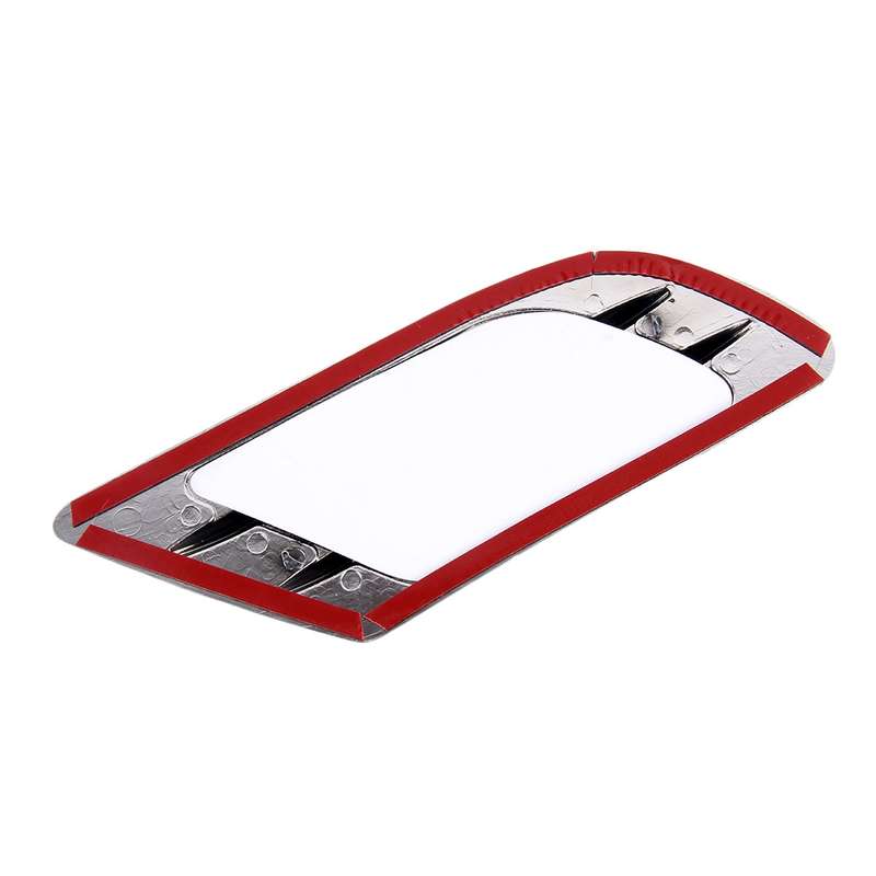 2PCS Plastic Decorative Air Flow Intake Turbo Bonnet Hood Side Vent Grille Cover With Self-adhesive