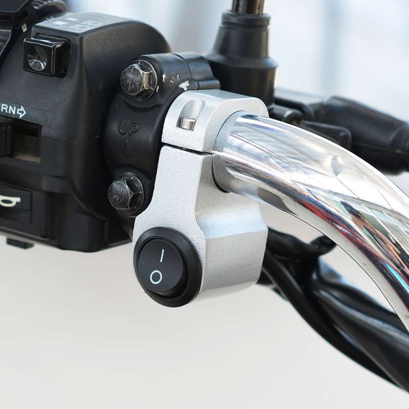 Motorcycle Headlight Auxiliary Light Aluminum Alloy Switches with Lock