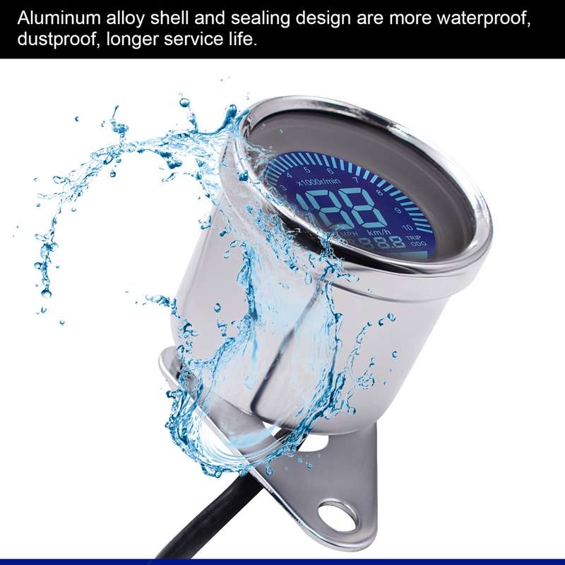 Motorcycle Multi-functional Modification Instrumentation Motorcycle Odometer Speedometer Tachometer