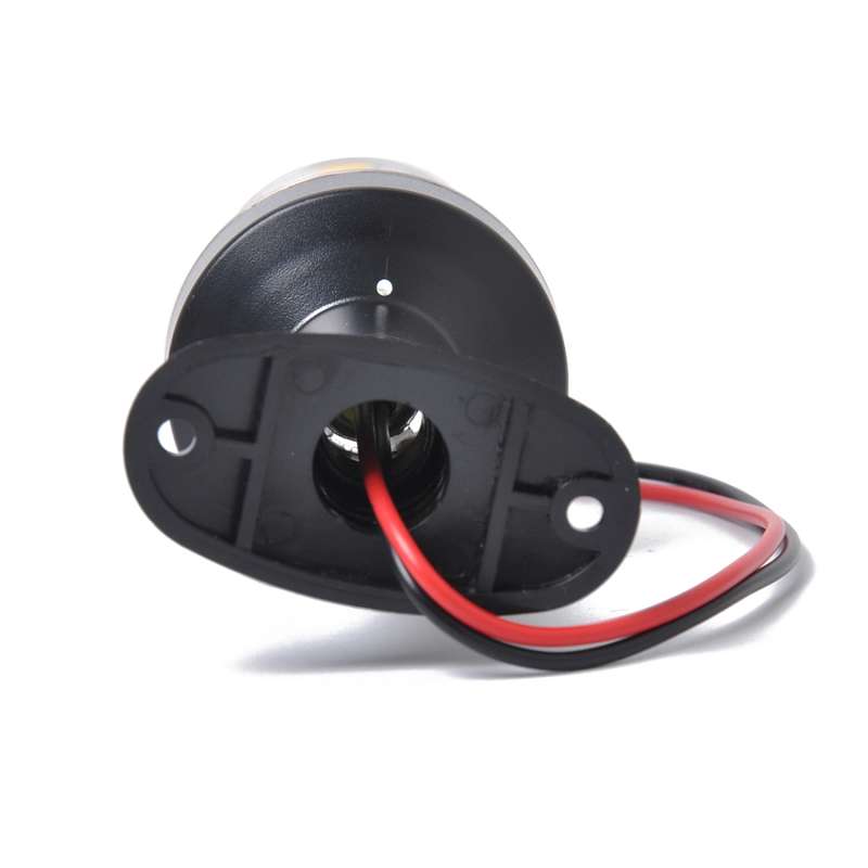 DC 12V 3W Marine Boat Yacht Stern Anchor LED Navigation Pedestal Light All Round 360 Degree White Li
