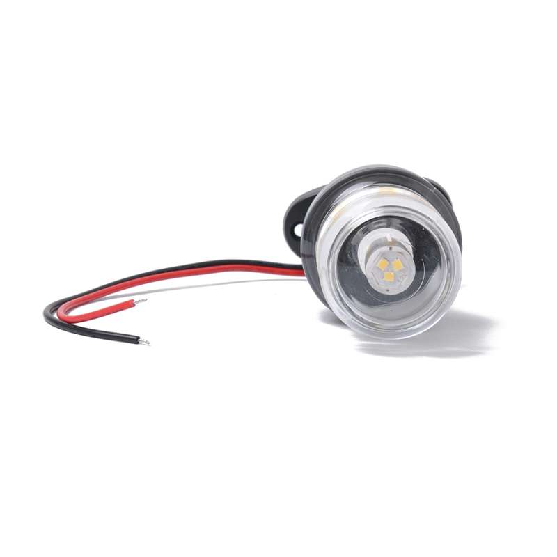 DC 12V 3W Marine Boat Yacht Stern Anchor LED Navigation Pedestal Light All Round 360 Degree White Li