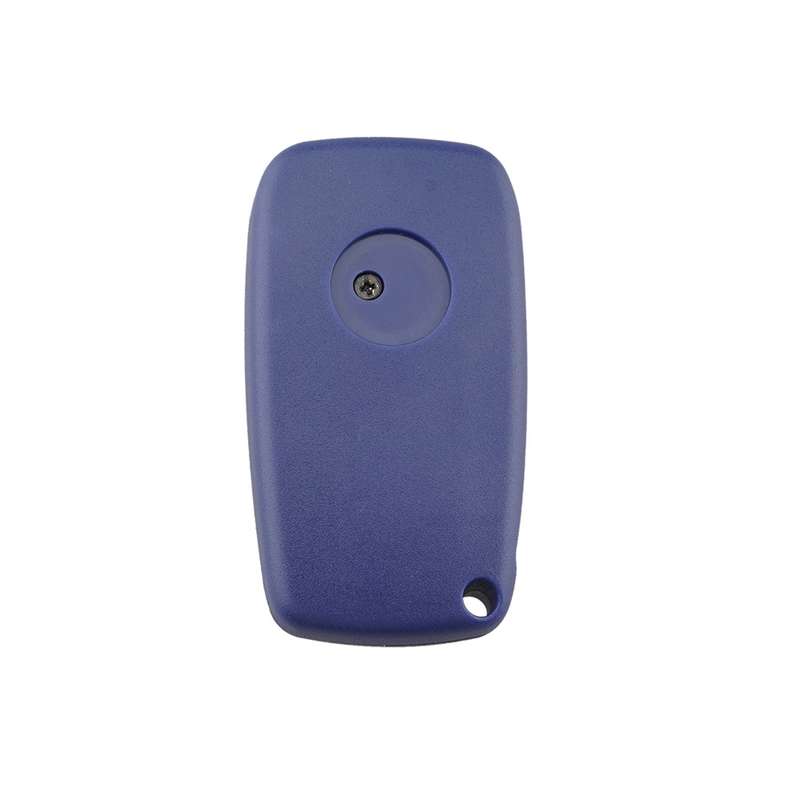 For FIAT Car Keys Replacement 3 Buttons Car Key Case with Side Battery Holder (Black)