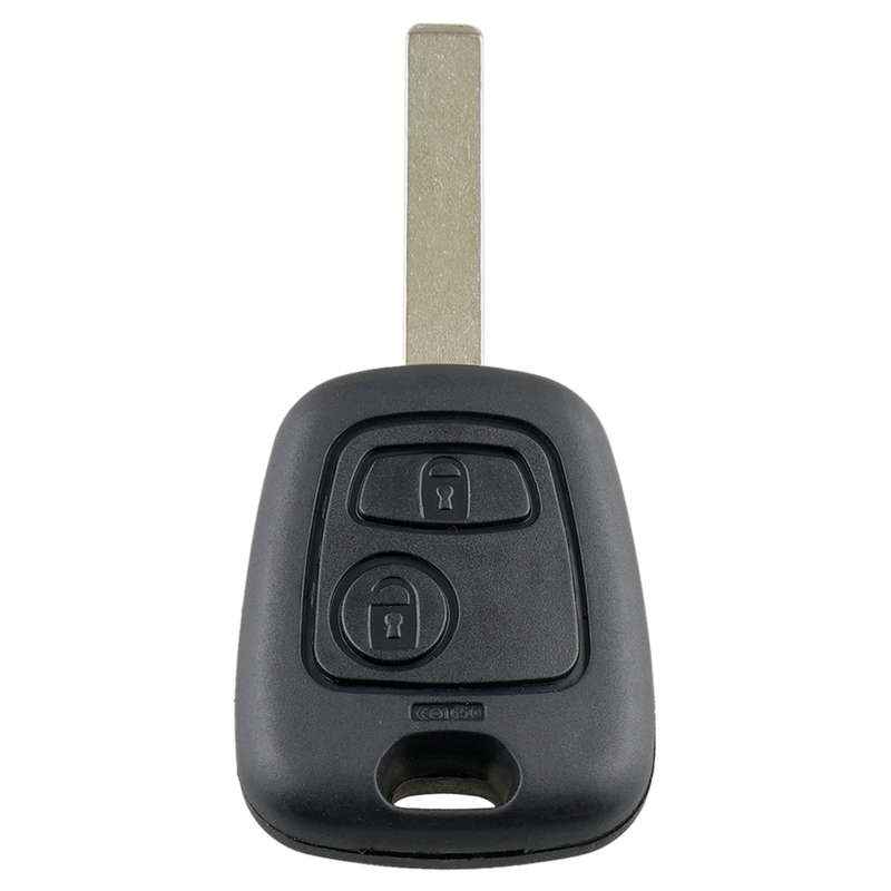 For PEUGEOT 206 / 307 2 Buttons Intelligent Remote Control Car Key with Integrated Chip & Battery, w