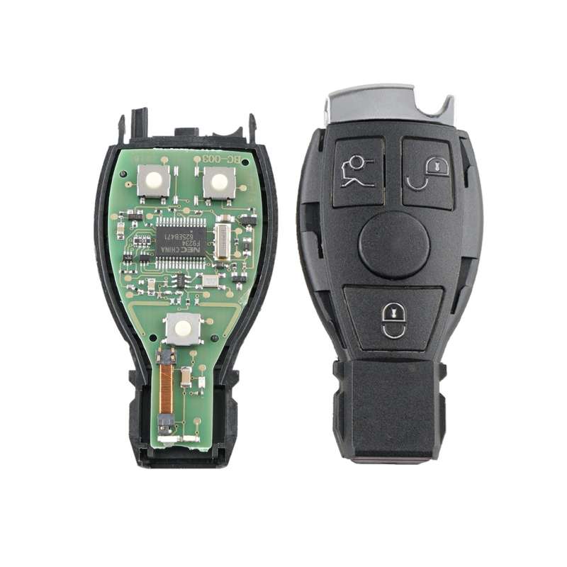 For Mercedes-Benz BGA Intelligent Remote Control Car Key with Integrated Chip & Battery, Frequency: