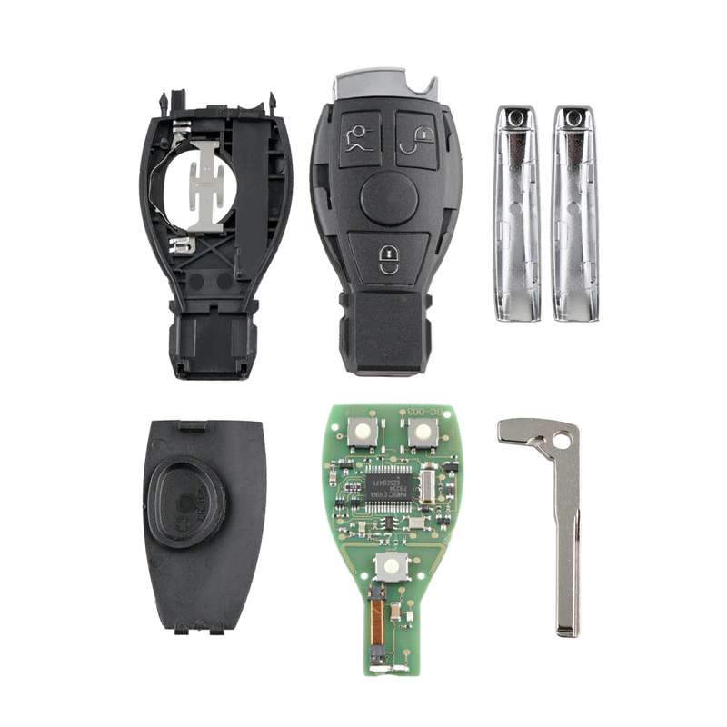 For Mercedes-Benz BGA Intelligent Remote Control Car Key with Integrated Chip & Battery, Frequency: